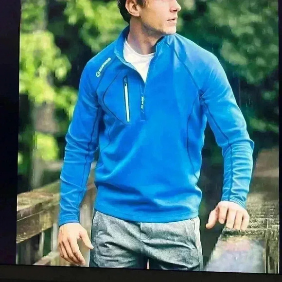 Sunice Allendale Men’s Half Zip Performance Pullover with Thermal Protection - Picture 13 of 15